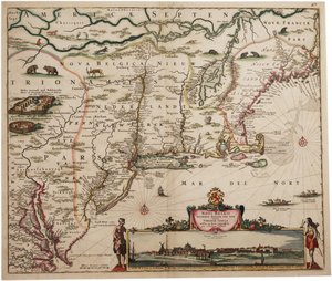 Novi Belgi Novaeque Angliae [Nueva Holanda y Nueva Inglaterra], 1682